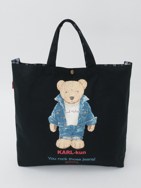 ジーニストKARLくんプリント2WAYバッグ