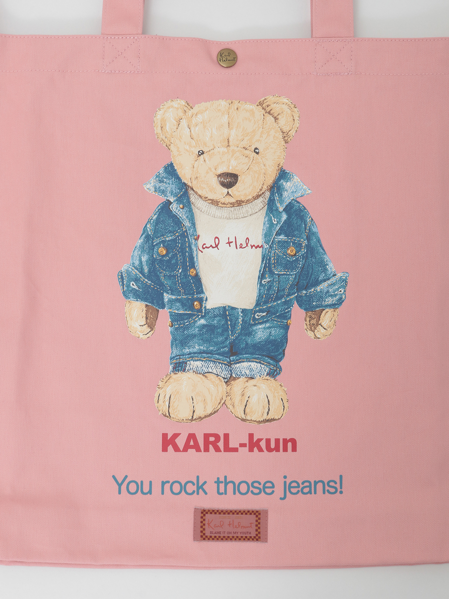 ジーニストKARLくんプリント2WAYバッグ 詳細画像 クロ 15