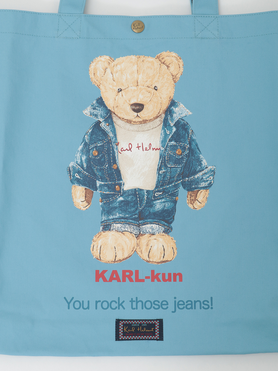 ジーニストKARLくんプリント2WAYバッグ 詳細画像 クロ 19