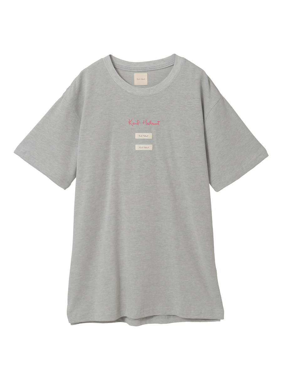 半袖ロゴTシャツ+短パンツ サマーセット 詳細画像 グレー&times;クロ 6