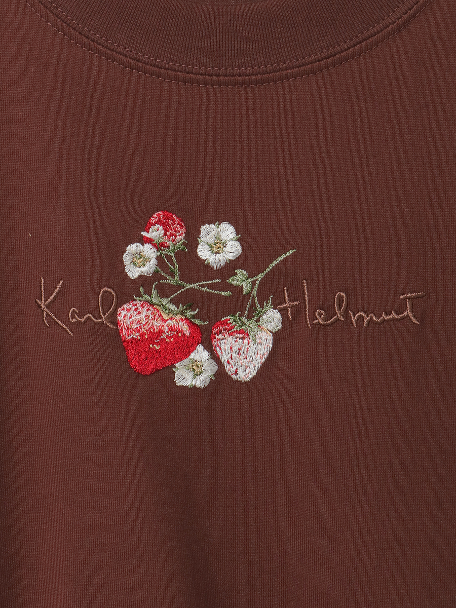 苺ブーケワンポイント刺繍カットソー 詳細画像 アイボリー 10