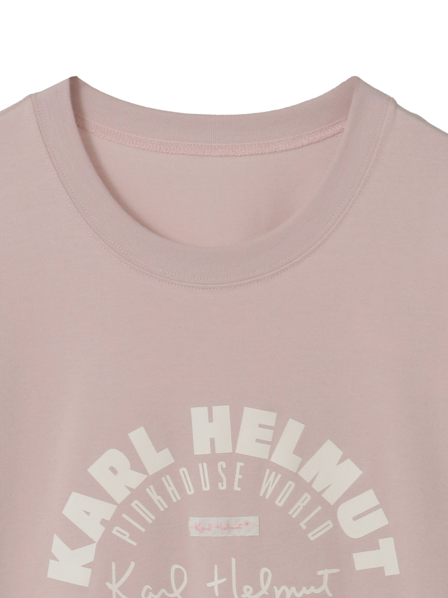 ワールドロゴプリント半袖Tシャツ 詳細画像 クロ&times;グレー 3