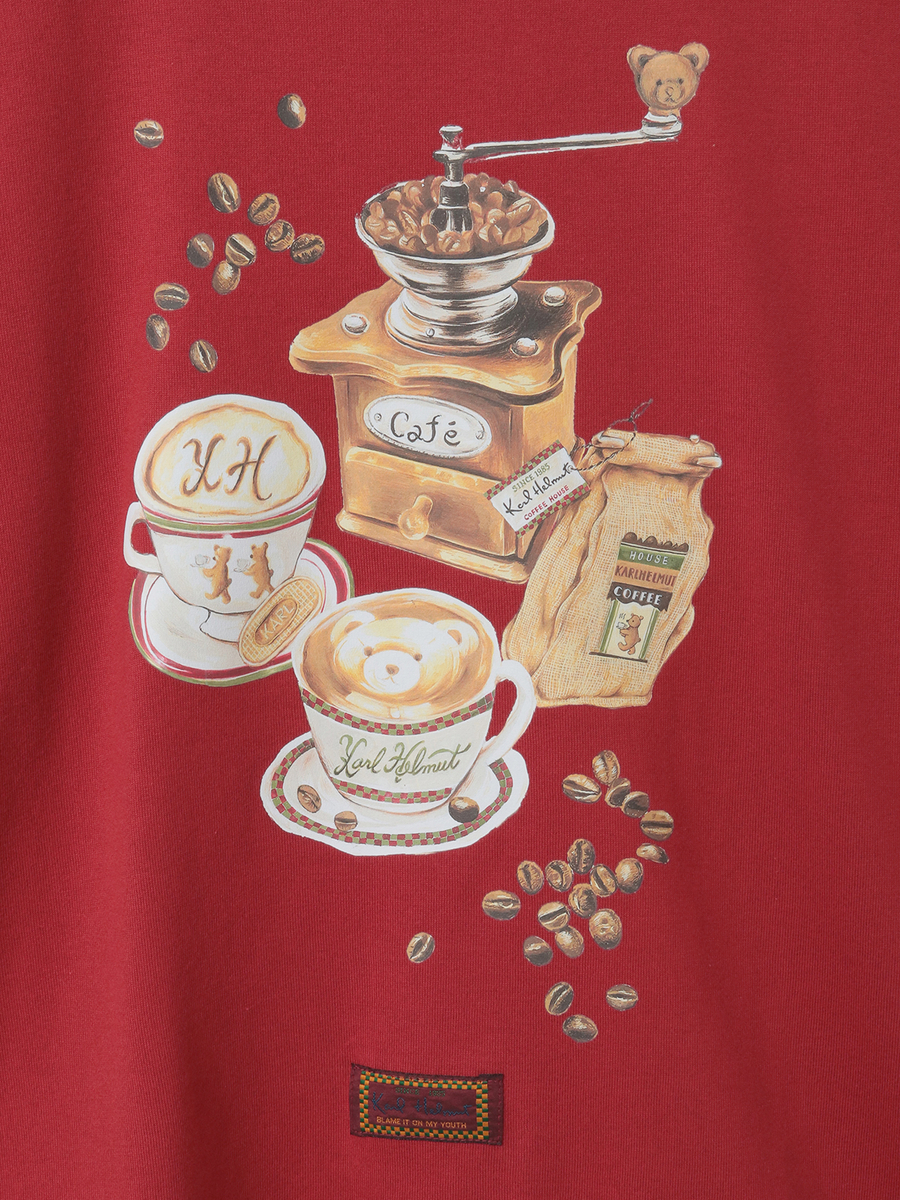 カフェカールプリントTシャツ 詳細画像 カフェ 10
