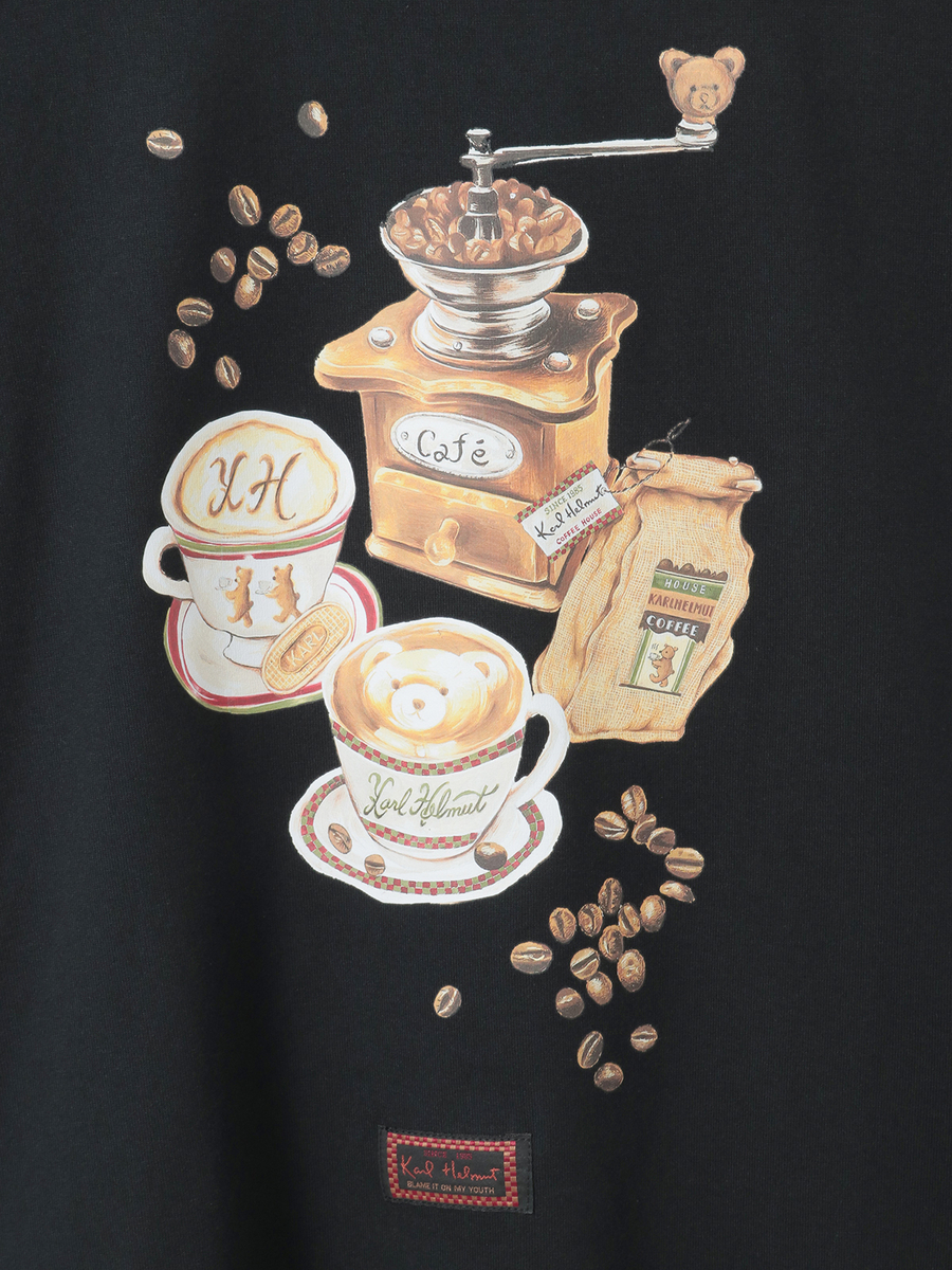カフェカールプリントTシャツ 詳細画像 カフェ 8