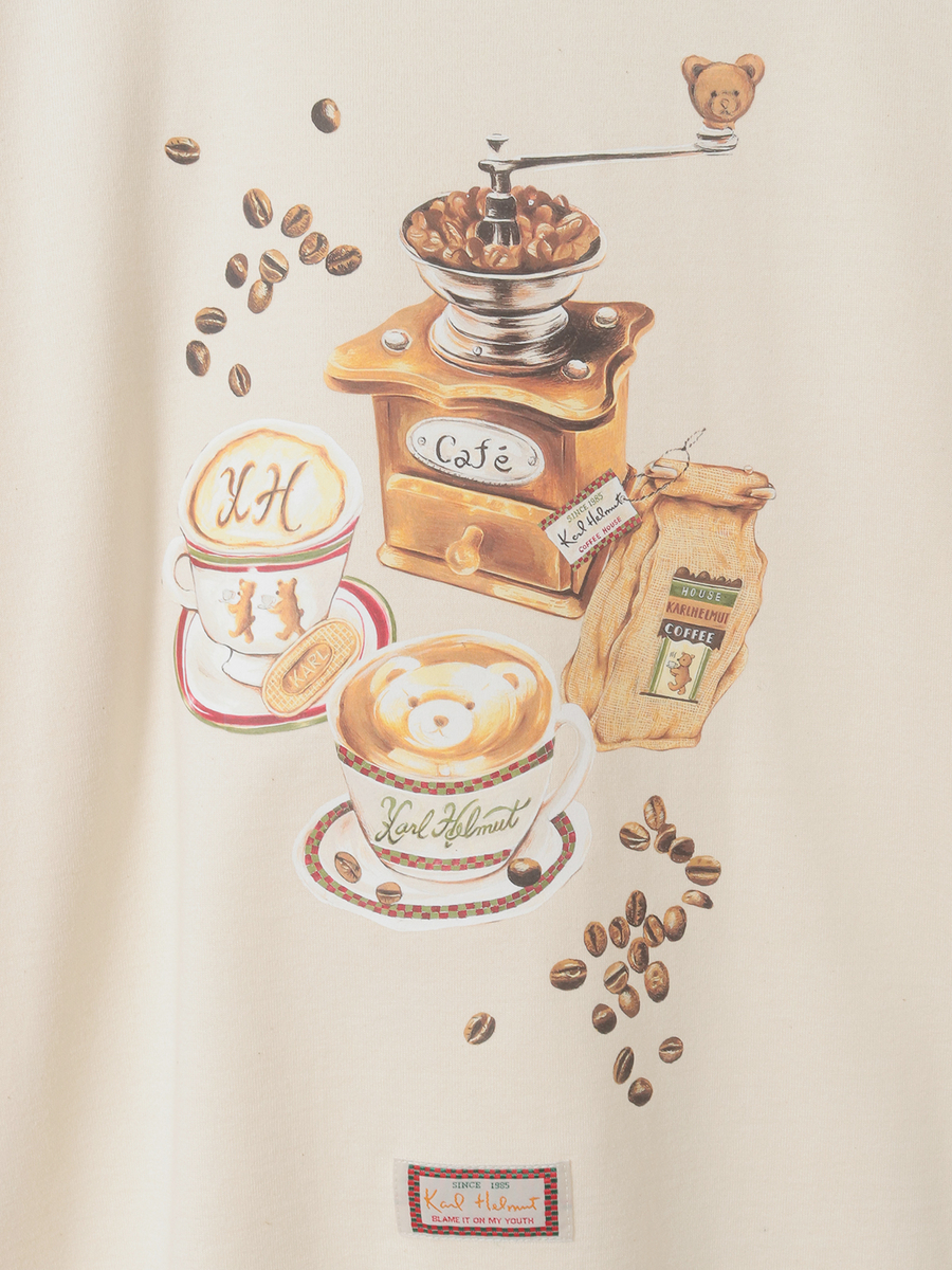 カフェカールプリントTシャツ 詳細画像 カフェ 9