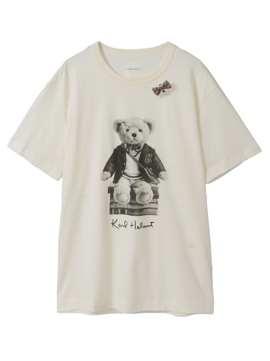 トラディショナルキャラクターズプリントTシャツ 詳細画像 キナリ・くま 11