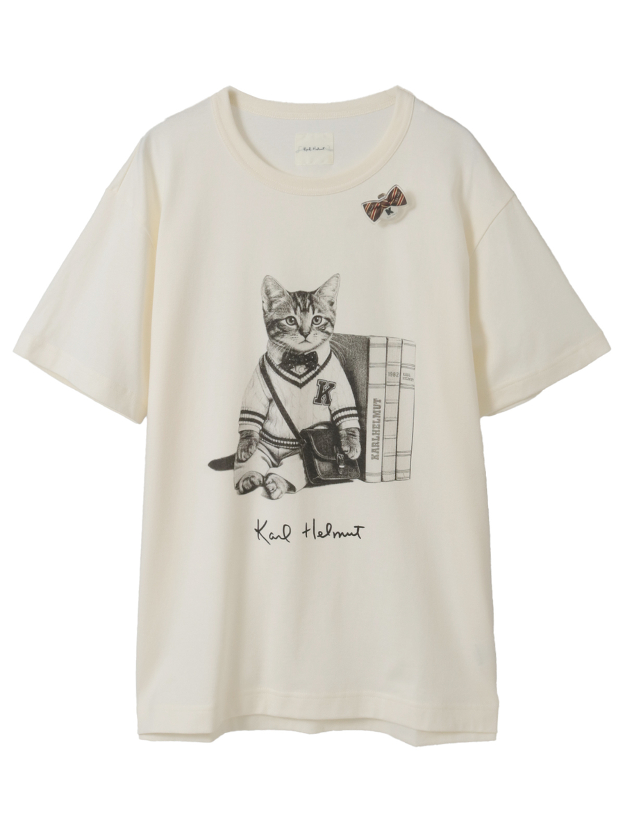 トラディショナルキャラクターズプリントTシャツ 詳細画像 キナリ・くま 14