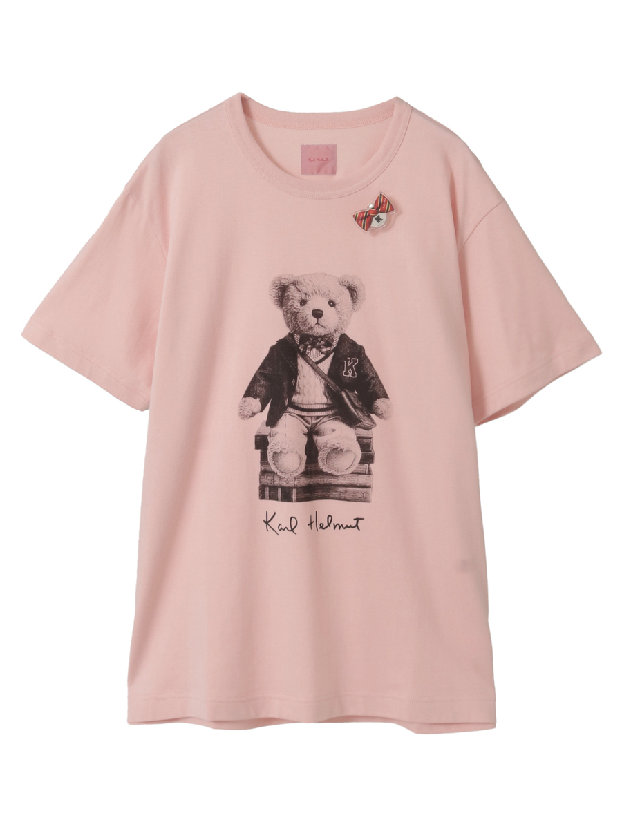 トラディショナルキャラクターズプリントTシャツ 詳細画像 キナリ・くま 7
