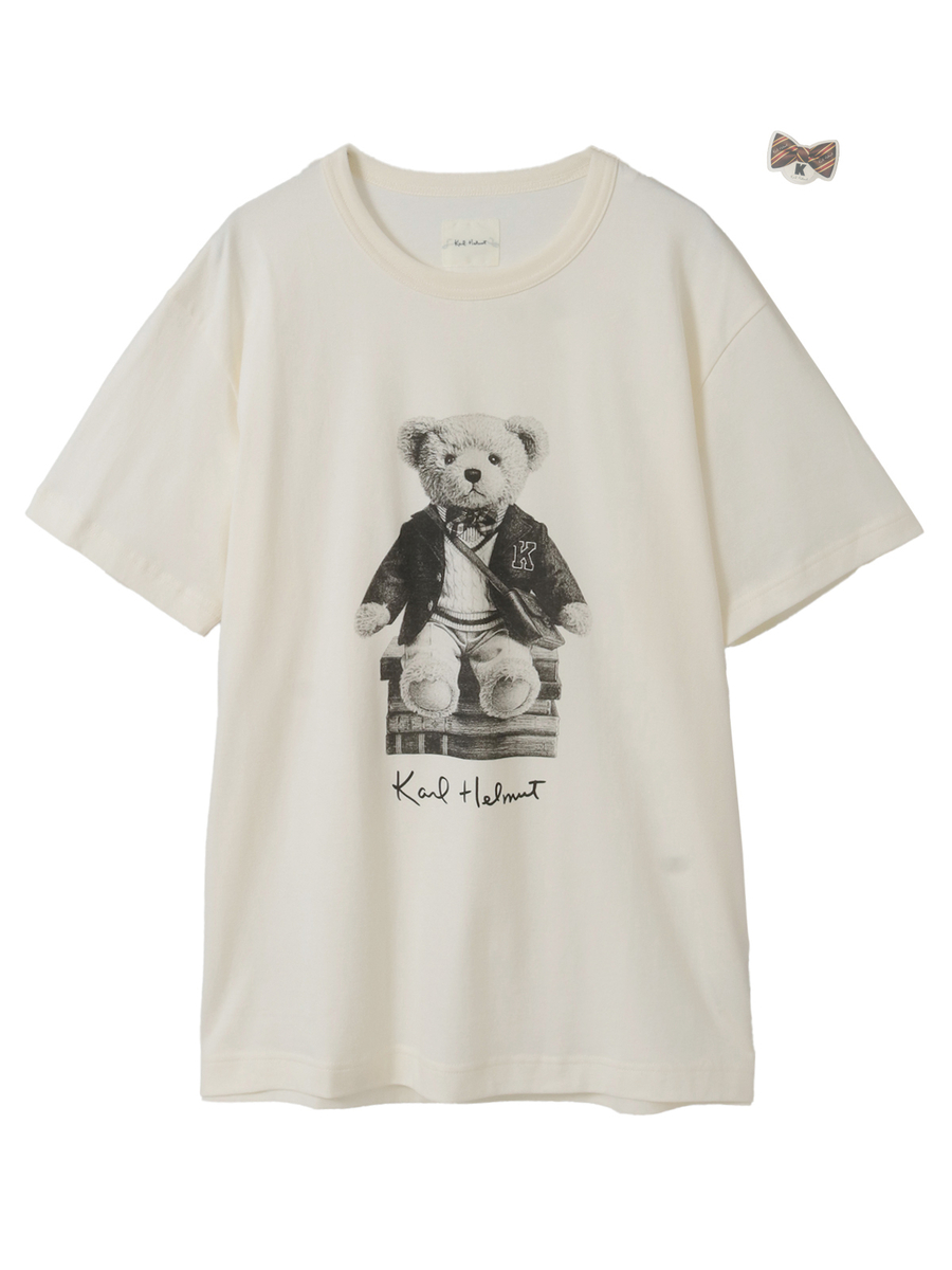 トラディショナルキャラクターズプリントTシャツ 詳細画像 キナリ・くま 1