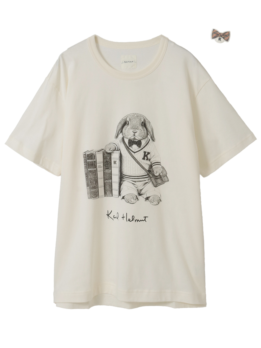 トラディショナルキャラクターズプリントTシャツ 詳細画像 キナリ・うさぎ 1