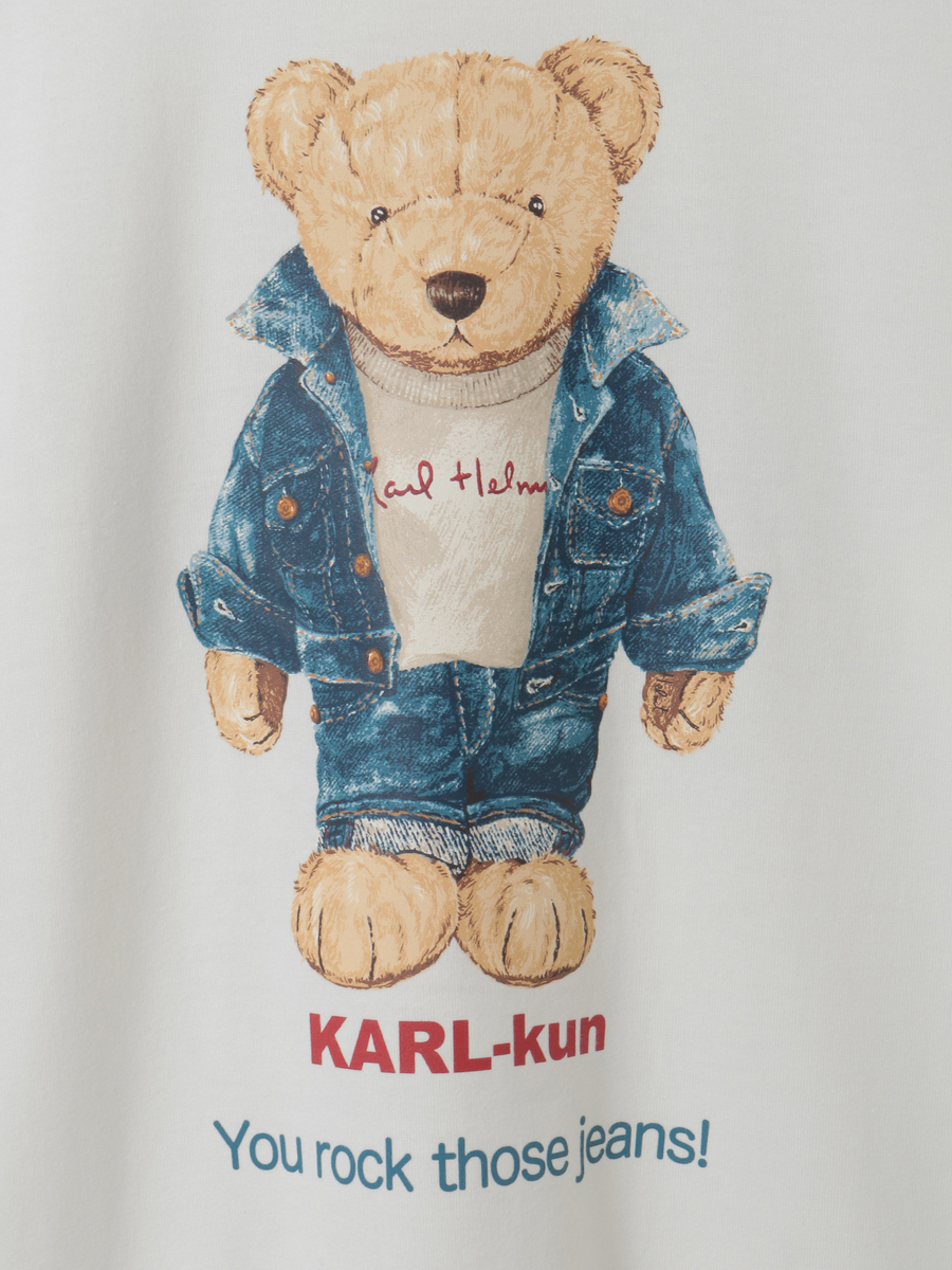 ジーニストKARLくんプリントTシャツ 詳細画像 シロ 11