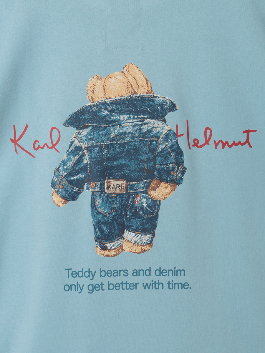 ジーニストKARLくんプリントTシャツ 詳細画像 シロ 15