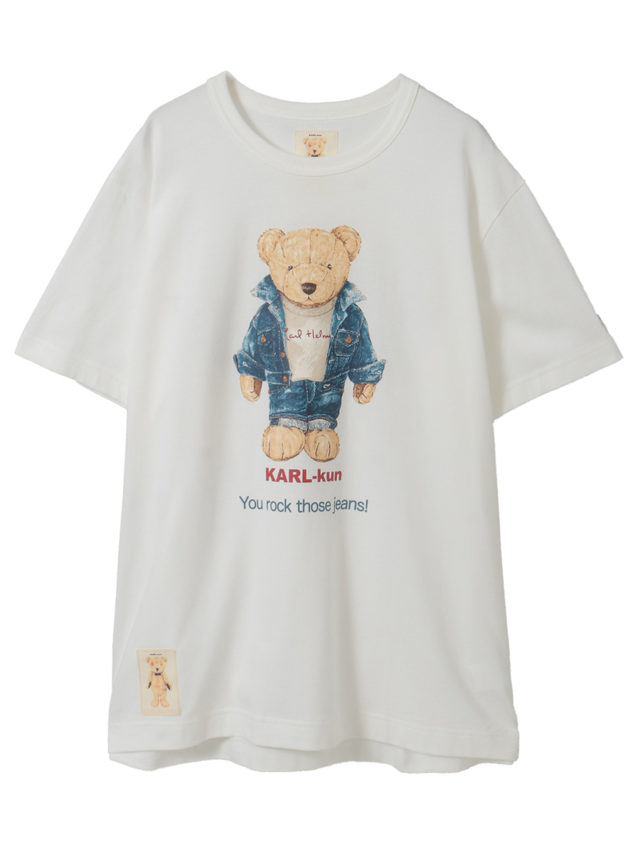 ジーニストKARLくんプリントTシャツ 詳細画像 シロ 1