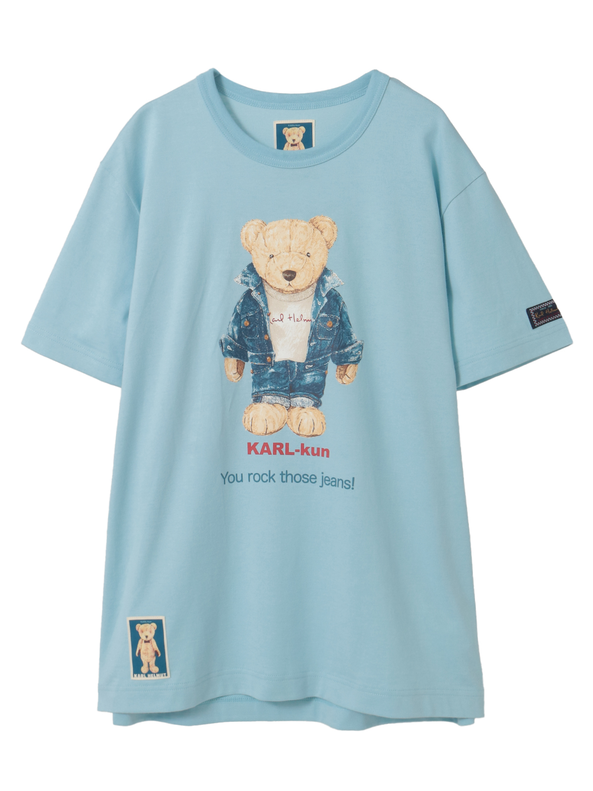 【未着用・タグ付き】house on the hill ギンガム半袖Tシャツ ジーニストKARLくんプリントTシャツ｜ピンクハウスオフィシャル