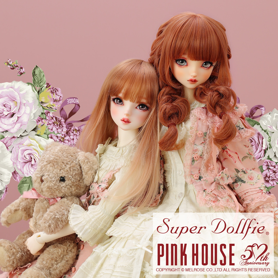SUPER DOLLFIE・meets・PINK HOUSE ピンクハウスコラボレーション☆インスタライブのお知らせ☆