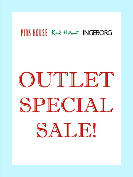 PINK HOUSE OFFICIAL ONLINE STORE OUTLET SALE! 4/21(fri)～5/7(sun)