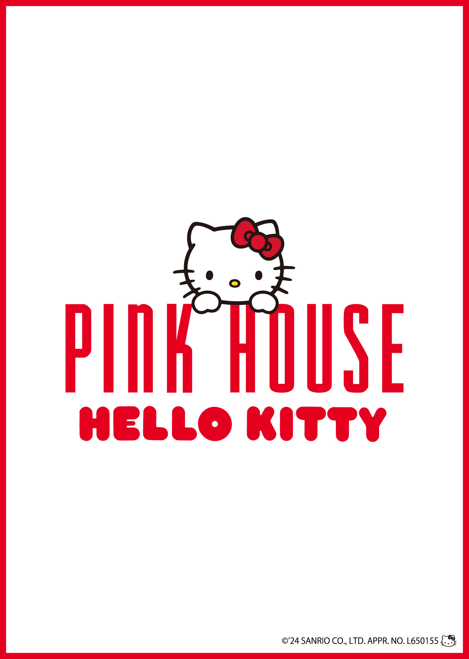 PINK HOUSE×HELLO KITTY コラボレーションアイテム発売