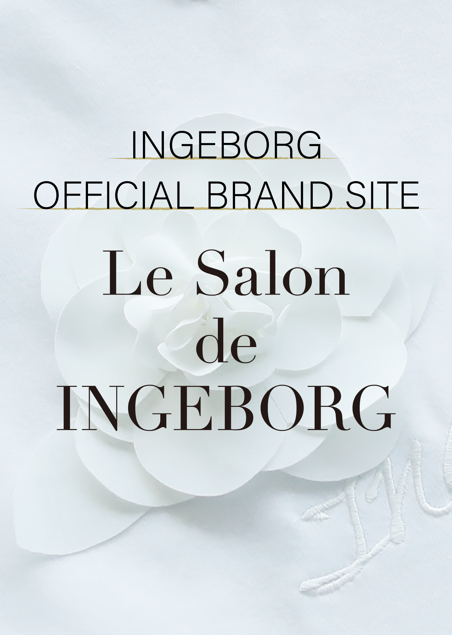 INGEBORG OFFICIAL BRAND SITE  New page has been added