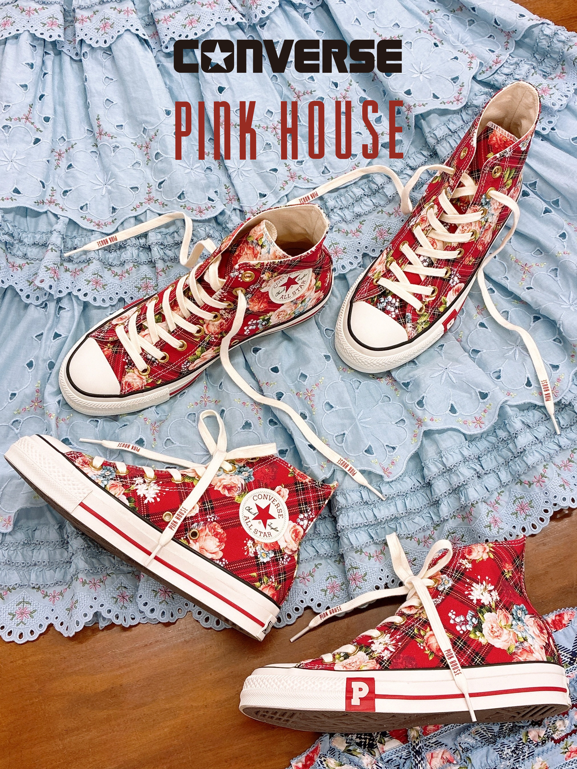 《CONVERSE &times; PINK HOUSE》4/1(wed.)NEW RELEASE