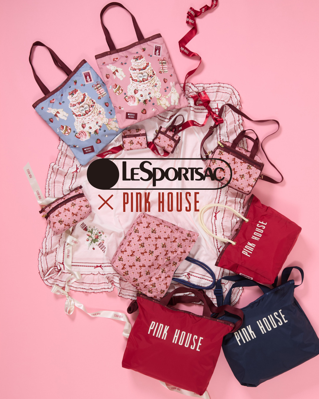 LeSportsac&times;PINK HOUSE Special Collection 9/11(fri.) NEW RELEASE！